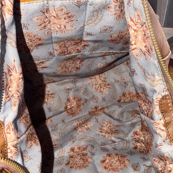 HOBO Cognac Brown Leather Satchel with Detachable Strap - Picture 14 of 16